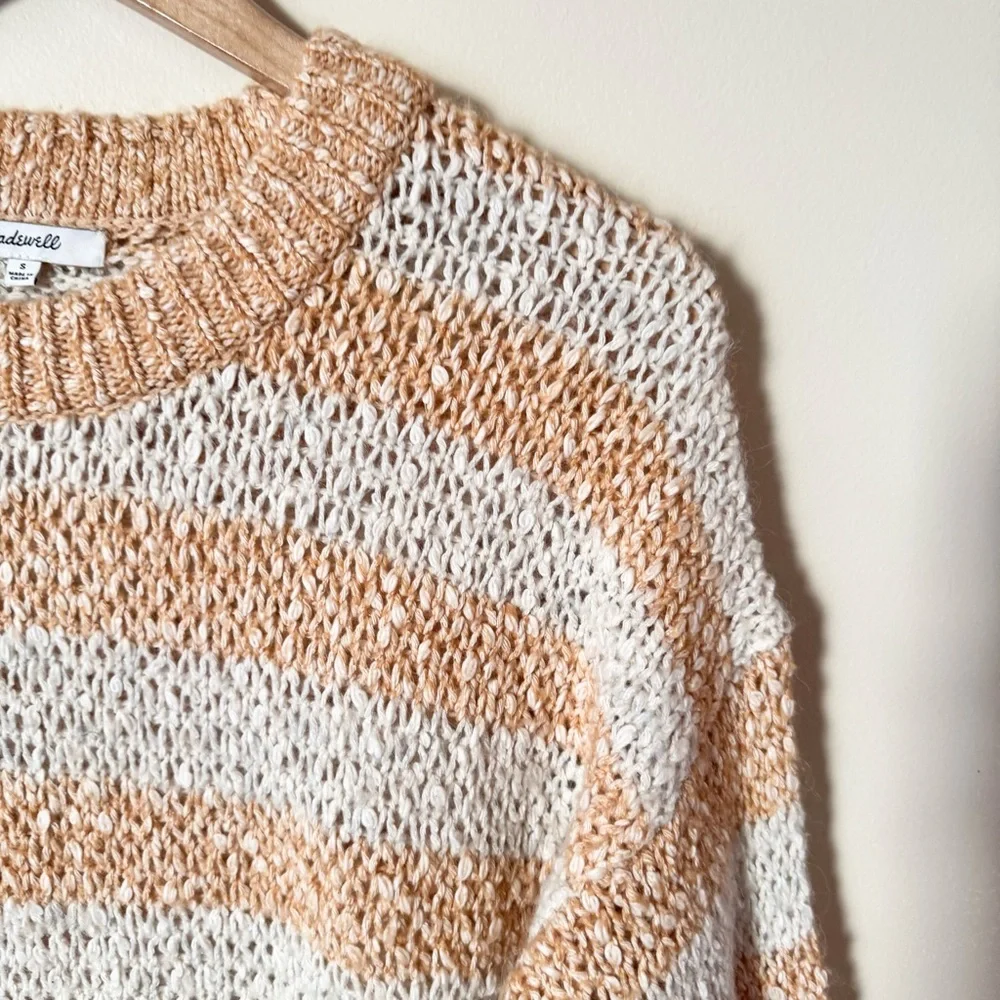 Madewell Baez Pullover Sweater in Stripe - Picture 6 of 13
